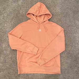 Orange Adidas Oversize Hoodie (Size: Small)